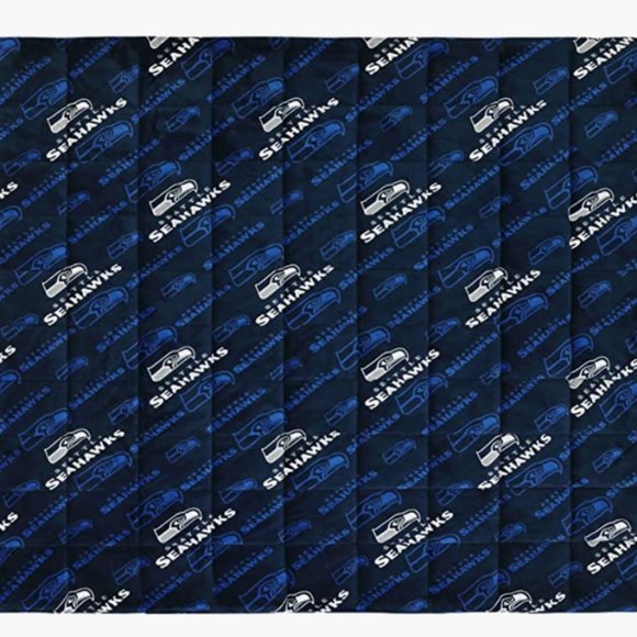 NFL SEAHAWKS: PLUSH-SHERPA/ REVERSIBLE/ DOWN ALTERNATIVE COMFORTER (Queen/King) - Picture 6 of 6